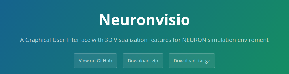 New Neuronvisio website